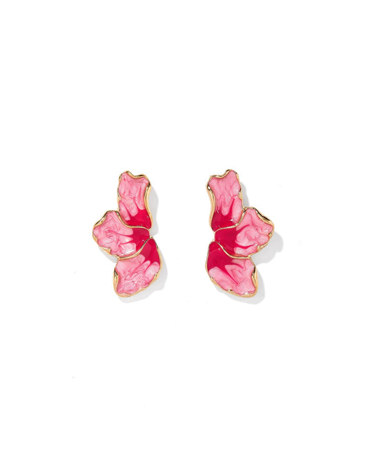 Esme State Earrings - Pink - LINNY CO WholesaleMetal