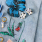 Eva Statement Earring - Black & White - LINNY CO Wholesale