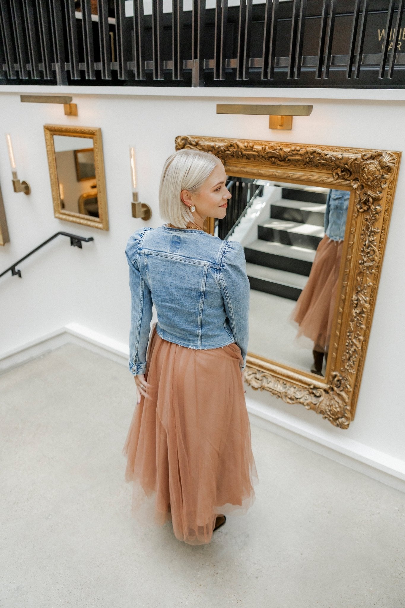 Eva Statement Earrings - Brown - LINNY CO Wholesale