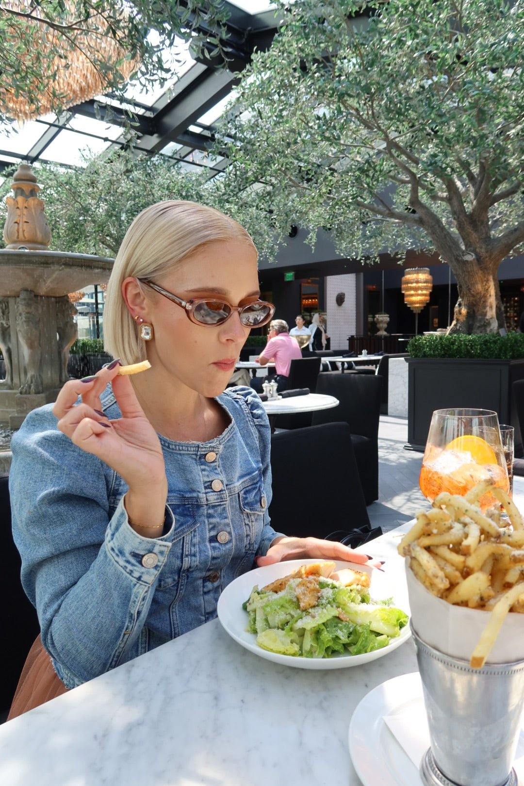 Eva Statement Earrings - Brown - LINNY CO Wholesale