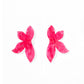 Fern Statement Earrings - Cosmic Pink - LINNY CO WholesaleAcetate