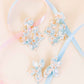 Fern Statement Earrings - Mint Shell - LINNY CO WholesaleAcetate