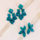 Fern Statement Earrings - Mystic Lagoon - LINNY CO WholesaleAcetate