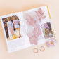 Fern Statement Earrings - Vintage Rose - LINNY CO WholesaleAcetate