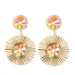 Fiona Statement Earrings - Multi - LINNY CO WholesaleMetals