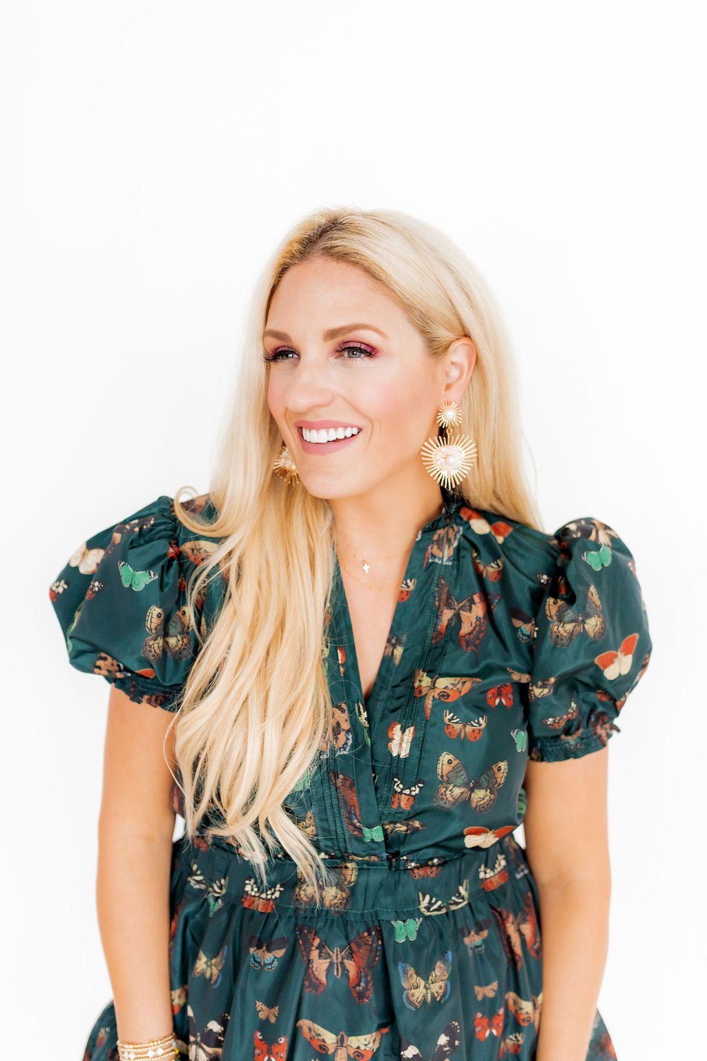 Fiona Statement Earrings - Pearl - LINNY CO WholesaleMetals