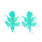 Flora Statement Earrings - Aquamarine - LINNY CO WholesaleAcetate