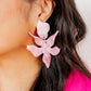Flora Statement Earrings - Ballet Slipper - LINNY CO WholesaleAcetate