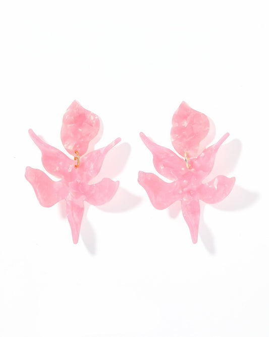 Flora Statement Earrings - Ballet Slipper - LINNY CO WholesaleAcetate