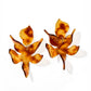 Flora Statement Earrings - Caramel - LINNY CO Wholesale