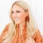 Flora Statement Earrings - Caramel - LINNY CO Wholesale