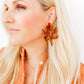 Flora Statement Earrings - Caramel - LINNY CO Wholesale