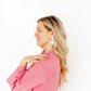 Flora Statement Earrings - Champagne Sparkle - LINNY CO WholesaleAcetate