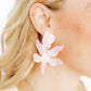 Flora Statement Earrings - Disco Pink - LINNY CO WholesaleAcetate