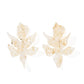 Flora Statement Earrings - Gold Confetti - LINNY CO WholesaleAcetate