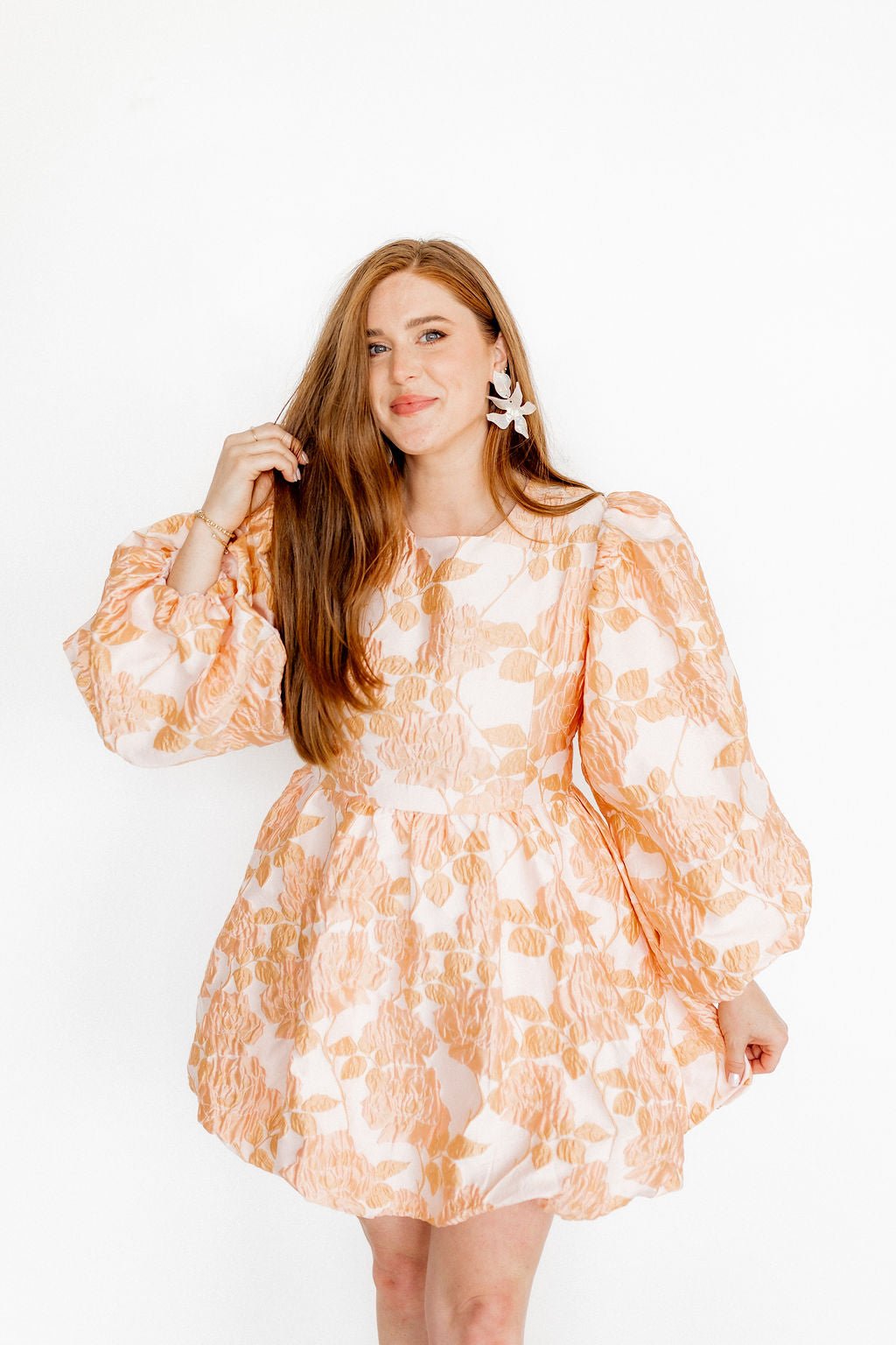 Flora Statement Earrings - Iridescent - LINNY CO WholesaleAcetate