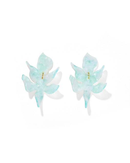 Flora Statement Earrings - Jelly Mint - LINNY CO WholesaleAcetate