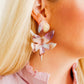 Flora Statement Earrings - Lavender Honey - LINNY CO WholesaleAcetate