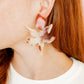 Flora Statement Earrings - Lavender Honey - LINNY CO WholesaleAcetate