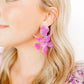 Flora Statement Earrings - Orchid Purple - LINNY CO WholesaleAcetate