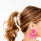 Flora Statement Earrings - Orchid Purple - LINNY CO WholesaleAcetate