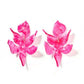 Flora Statement Earrings - Pearlized Pink - LINNY CO WholesaleAcetate