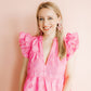 Flora Statement Earrings - Pink Sprinkles - LINNY CO WholesaleAcetate
