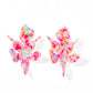 Flora Statement Earrings - Pink Sprinkles - LINNY CO WholesaleAcetate
