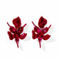 Flora Statement Earrings - Pinot Noir - LINNY CO WholesaleAcetate