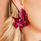 Flora Statement Earrings - Pinot Noir - LINNY CO WholesaleAcetate