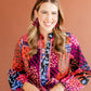 Flora Statement Earrings - Pinot Noir - LINNY CO WholesaleAcetate