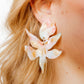 Flora Statement Earrings - Rainbow Sherbert - LINNY CO WholesaleAcetate