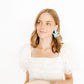 Flora Statement Earrings - Turquoise - LINNY CO WholesaleAcetate