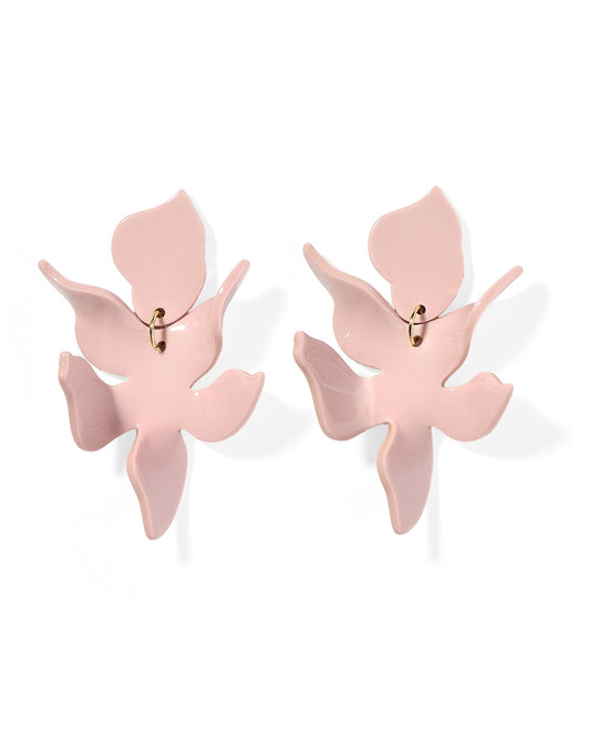 Flora Statement Earrings - Vintage Rose - LINNY CO WholesaleAcetate