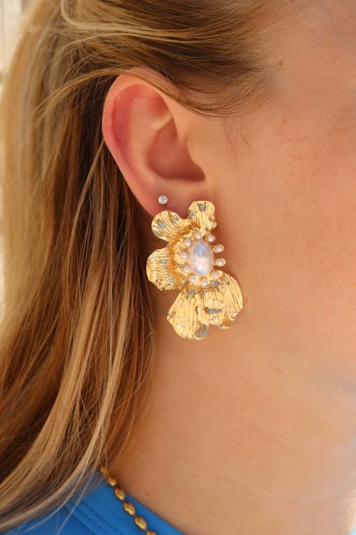 Francie Statement Earring - LINNY CO WholesaleMetal