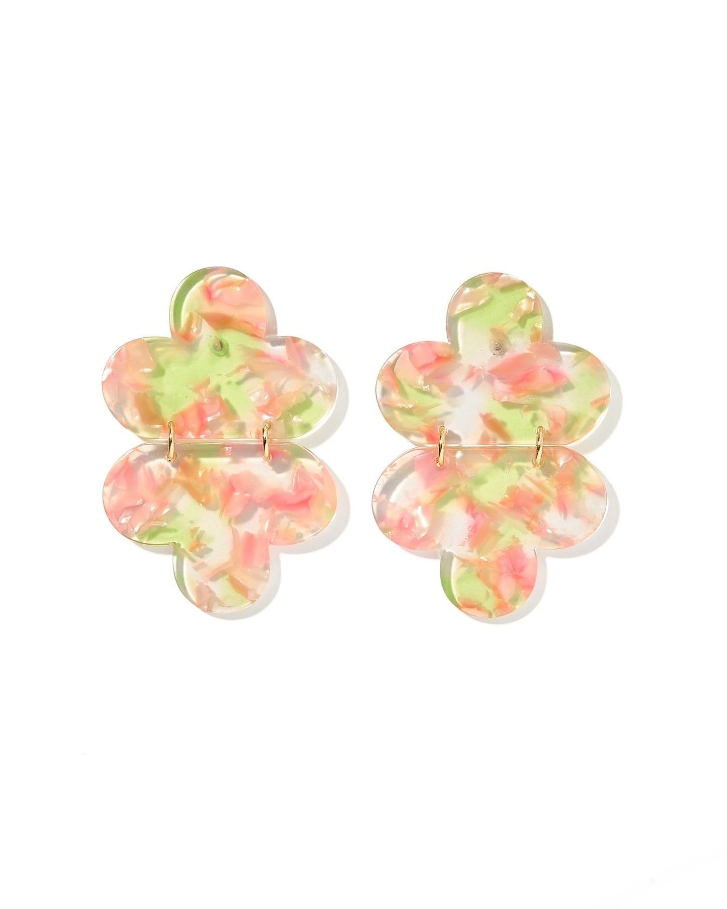 Gianna - Cherry Bloom - Earrings - LINNY CO WholesaleAcetate