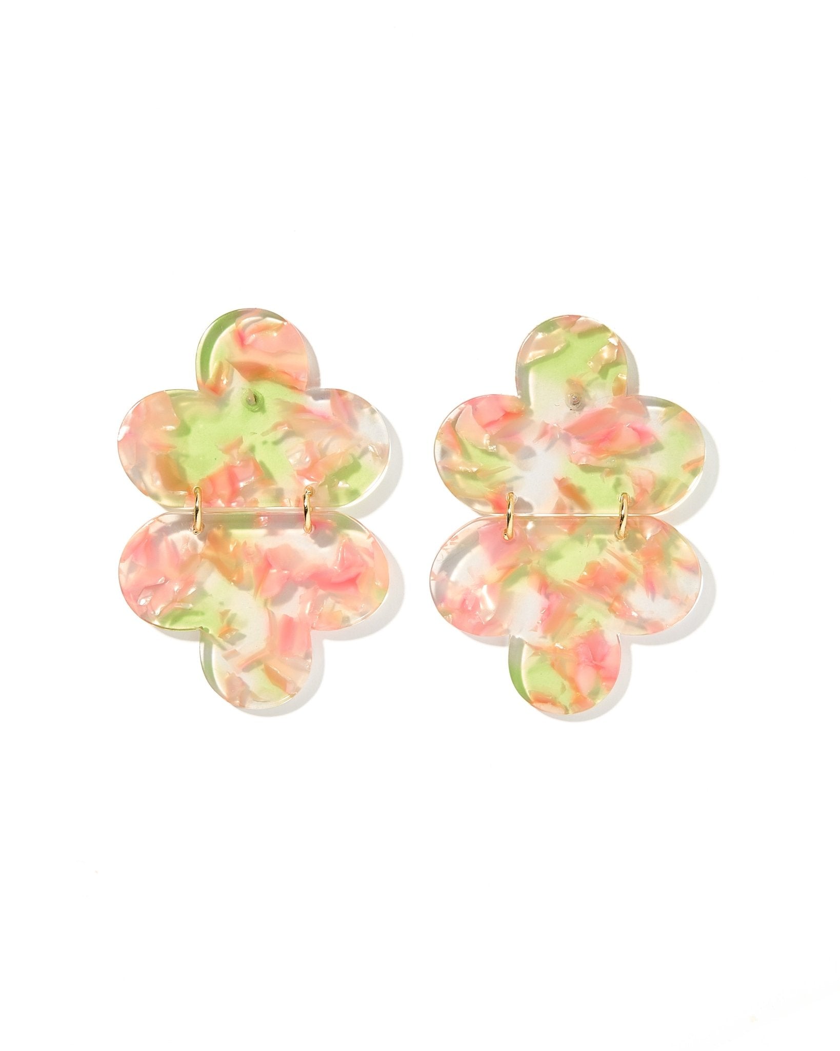 Gianna - Cherry Bloom - Earrings - LINNY CO WholesaleAcetate