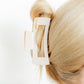 Hair Clip - Harper - Ivory/Tan Two - Tone - LINNY CO WholesaleHair Accessories
