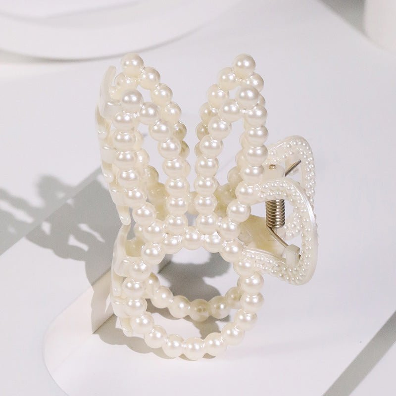 Hair Clip - Paris Pearl Bunny - LINNY CO WholesaleHair Accessories