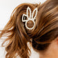 Hair Clip - Paris Pearl Bunny - LINNY CO WholesaleHair Accessories