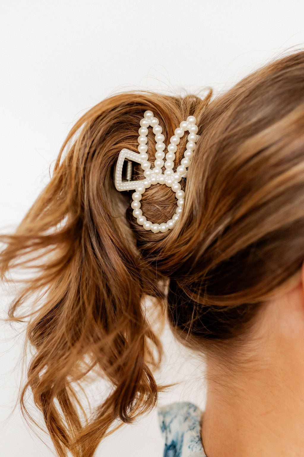 Hair Clip - Paris Pearl Bunny - LINNY CO WholesaleHair Accessories