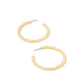 Holly Medium Hoop Earrings - Champagne Sparkle - LINNY CO WholesaleAcetate