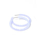 Holly Medium Hoop Earrings - Lavender Haze - LINNY CO WholesaleAcetate