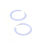 Holly Medium Hoop Earrings - Lavender Haze - LINNY CO WholesaleAcetate