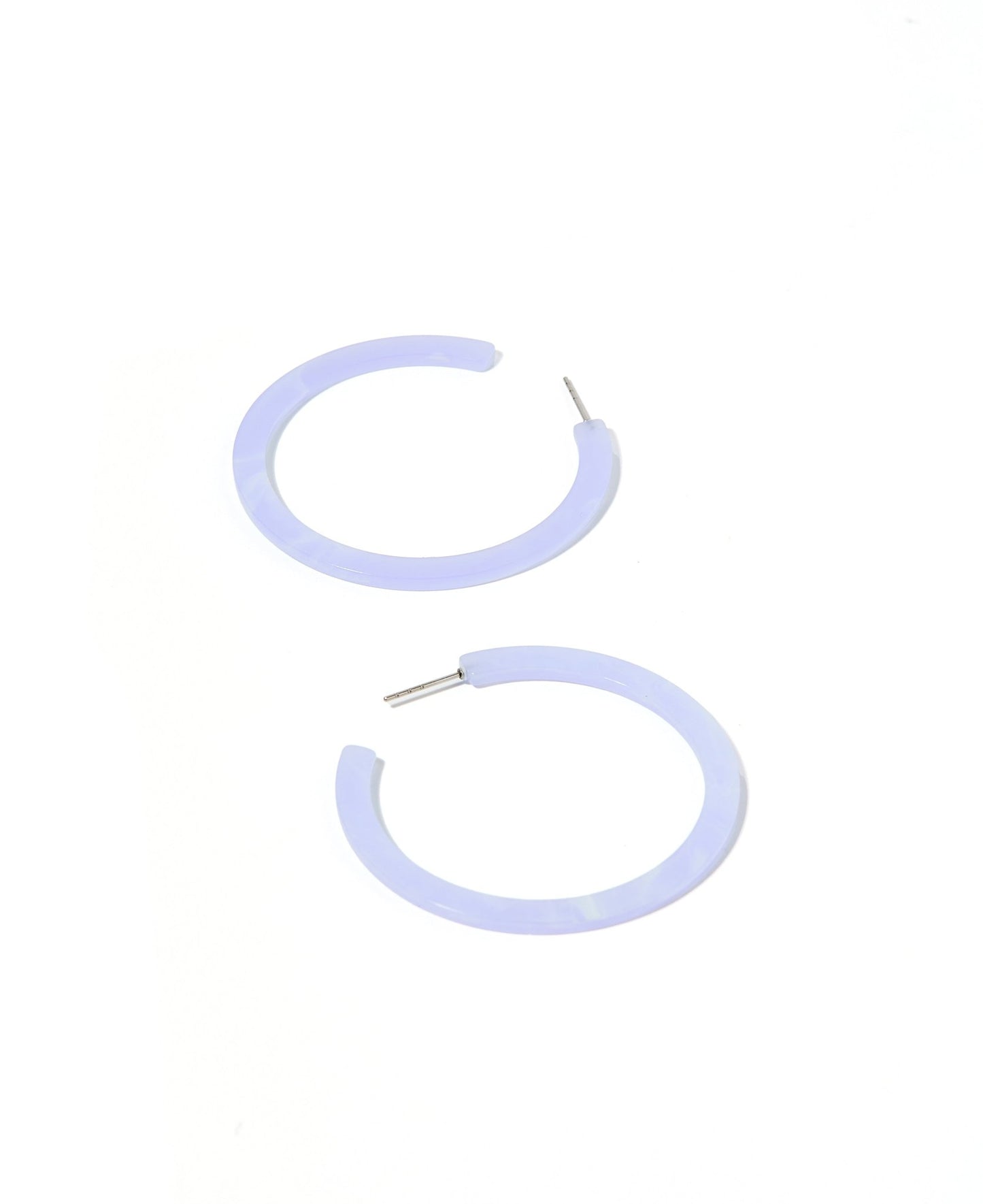 Holly Medium Hoop Earrings - Lavender Haze - LINNY CO WholesaleAcetate