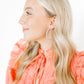 Holly Medium Hoop Earrings - Lavender Haze - LINNY CO WholesaleAcetate