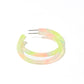 Holly Medium Hoop Earrings - Neon Punch - LINNY CO WholesaleAcetate