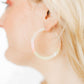 Holly Medium Hoop Earrings - Neon Punch - LINNY CO WholesaleAcetate