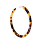 Holly Mega Hoop Earrings - Brown Tortoise - LINNY CO WholesaleAcetate