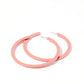 Holly Mega Hoop Earrings - Dusty Pink - LINNY CO WholesaleAcetate
